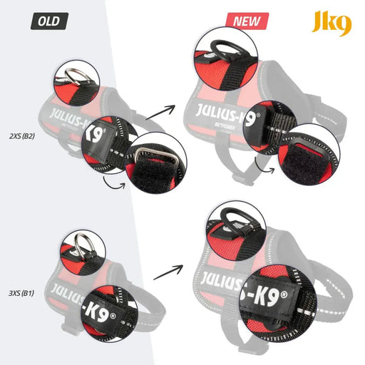 Каишка за Куче Julius K9 Power Червен L/XL 2