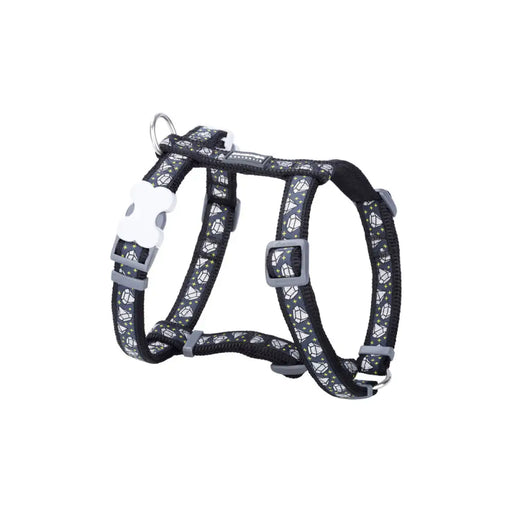 Каишка за Куче Red Dingo Diamond 25-39 cm Черен