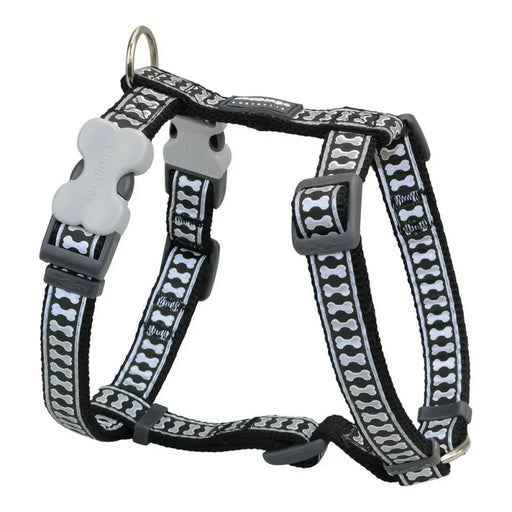 Каишка за Куче Red Dingo Кост Светлоотразителен 46-76 cm