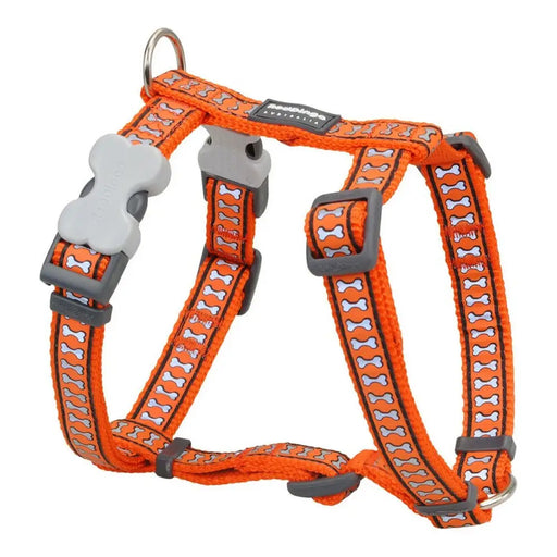Каишка за Куче Red Dingo Кост Светлоотразителен 30-48 cm