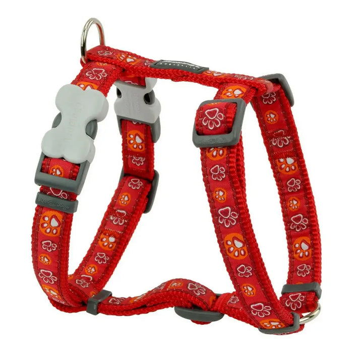 Каишка за Куче Red Dingo Style Червен 25-39 cm