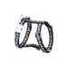 Каишка за Куче Red Dingo STYLE DIAMOND 36-54 cm Черен 30-48