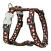 Каишка за Куче Red Dingo Style Розов Кафяв Грах 30-48 cm