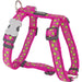 Каишка за Куче Red Dingo STYLE STARS LIME ON HOT PINK 45-66