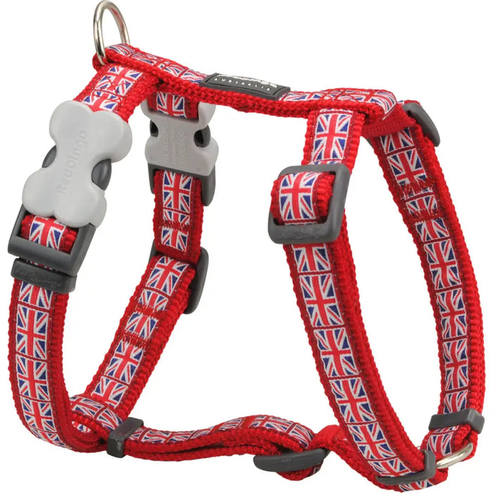Каишка за Куче Red Dingo STYLE UNION JACK FLAG 36-54 cm