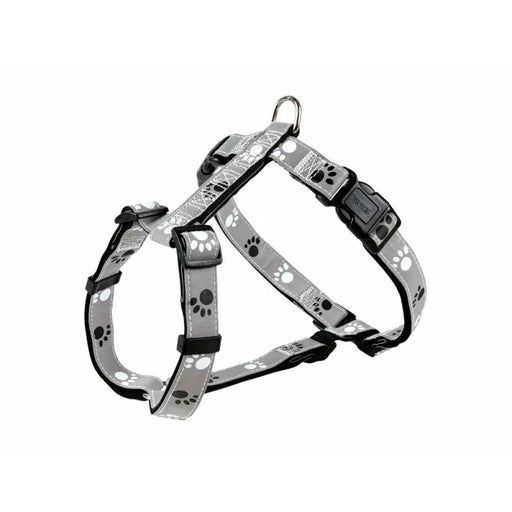 Каишка за Куче Trixie Silver Reflect Черен Сив XS/S