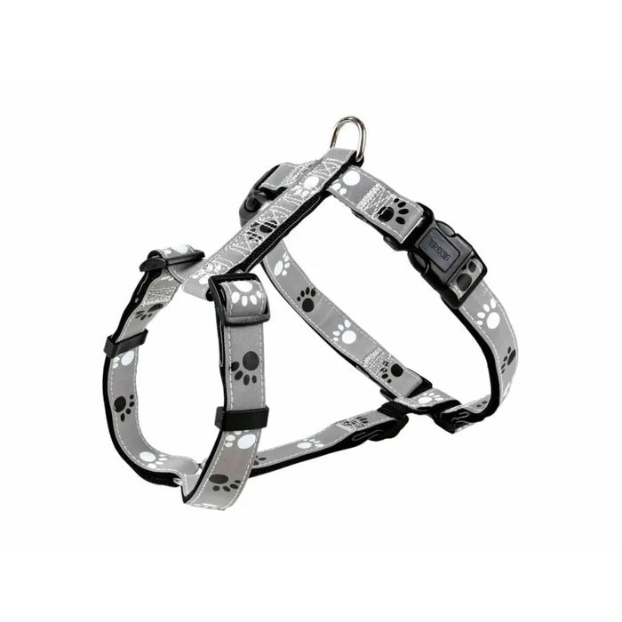 Каишка за Куче Trixie Silver Reflect Черен Сив XS/S