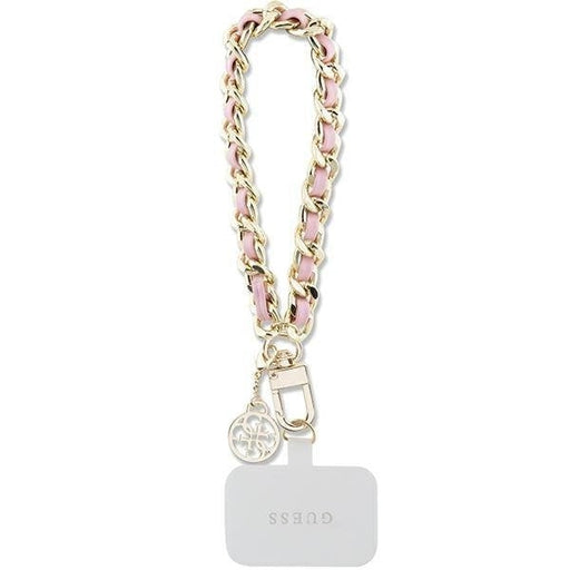 Каишка Guess GUOUCHSAMC4P Universal Hand Strap розова