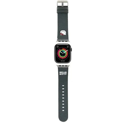 Каишка Hello Kitty Head за Apple Watch 38/40/41mm черна