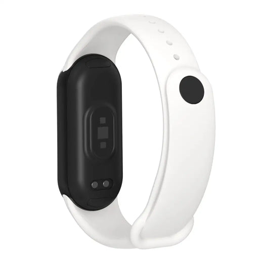 Каишка HQWear за Xiaomi Mi Band 8 TPU бяла