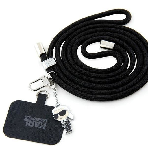 Каишка Karl Lagerfeld KLUCNMSCKIK Universal CBDY Cord черна