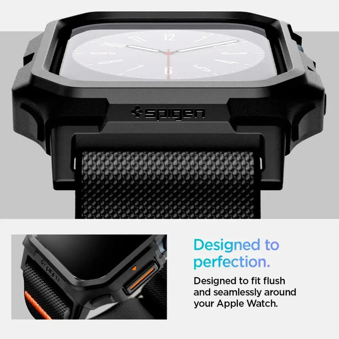Каишка Spigen Lite Fit ’PRO’ за Apple Watch 10 46 мм - черна