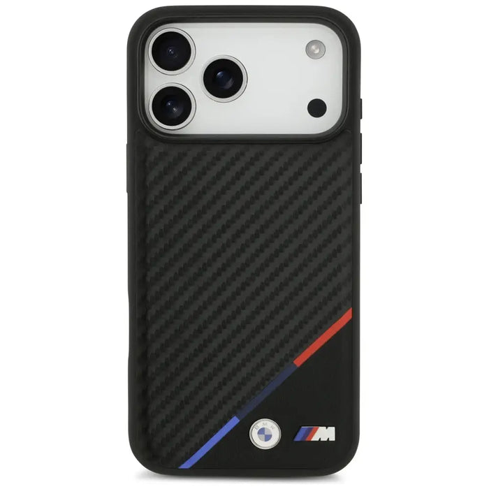 Калъф BMW M Carbon Tricolor Line MagSafe за iPhone 17 Pro