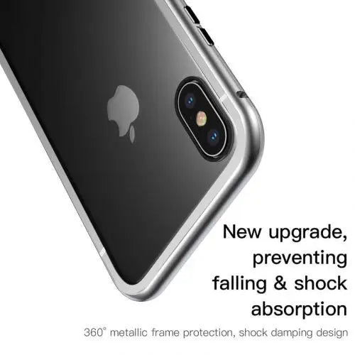 Калъф Baseus за iPhone X с метална рамка