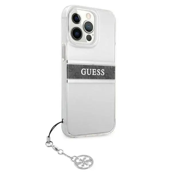 Калъф Guess GUHCP13LKB4GGR 4G сив Strap Charm