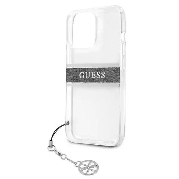 Калъф Guess GUHCP13LKB4GGR 4G сив Strap Charm