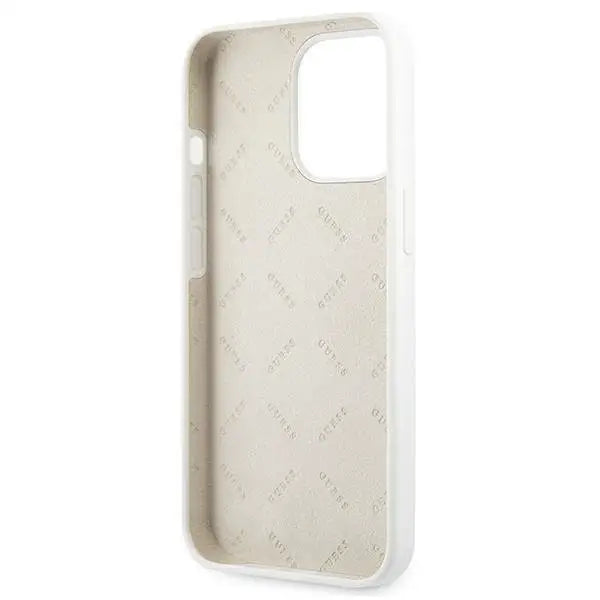 Калъф Guess GUHCP13LLS4GGWH за iPhone 13 Pro / 13 6.1’’ бял