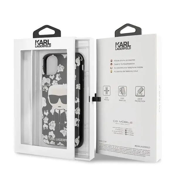 Калъф Karl Lagerfeld Flower за iPhone 11 Pro
