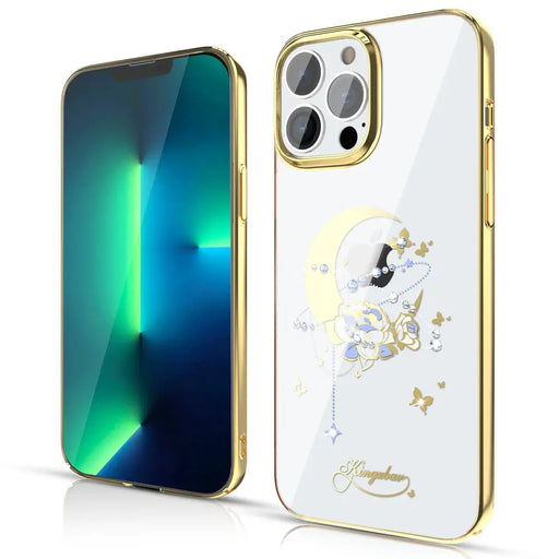 Калъф Kingxbar Moon Series Flower за iPhone 13 Pro