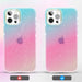 Калъф Kingxbar Ombre за iPhone 12 Pro / iPhone 12 син розов