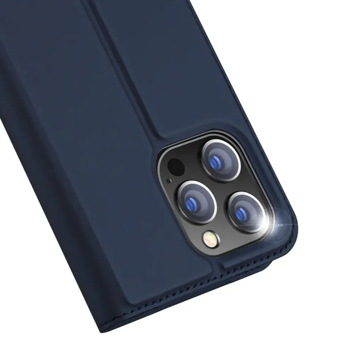 Калъф с отделение за карти Dux Ducis Skin Pro iPhone 15 син