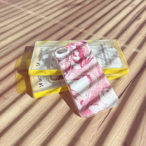 Калъф Wozinsky Marble TPU за iPhone 13 Pro Max бял