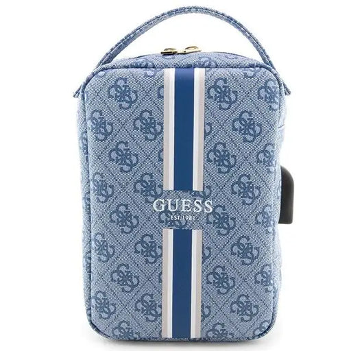 Калъф за аксесоари Guess GUHBP4RPSB син / 4G Printed Stripes