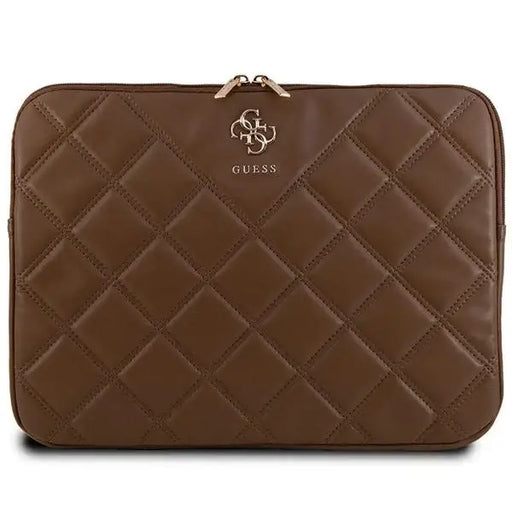 Калъф за лаптоп Guess Quilted 4G 14’ кафяв