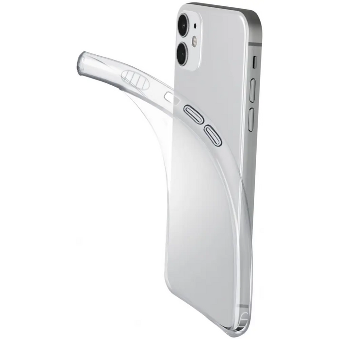 Калъф за телефон Cellular Line Fine прозрачен iPhone 12 mini