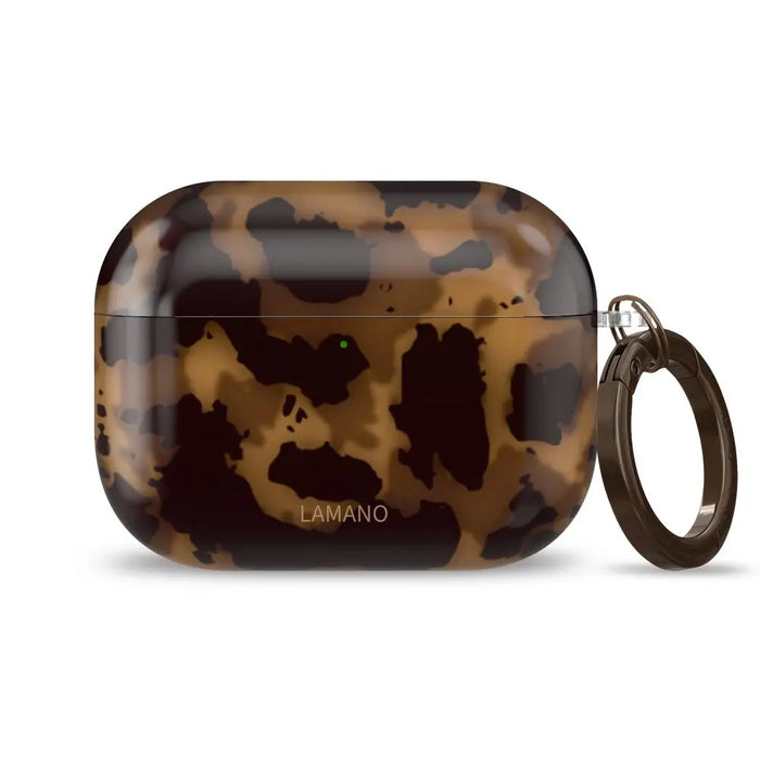 Калъф Tech-Protect Lamano за AirPods Pro 3 - черен и кафяв