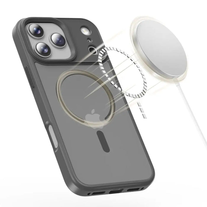 Калъф Tech-Protect MagMat MagSafe за iPhone 17 Pro Max - сив