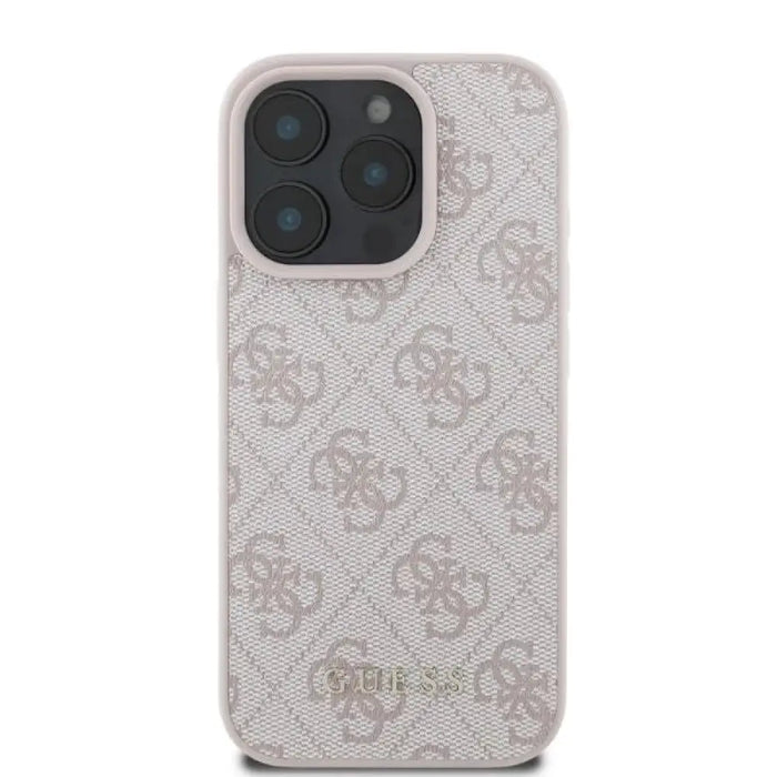 Калъф Guess 4G Classic iPhone 16 Pro - розов