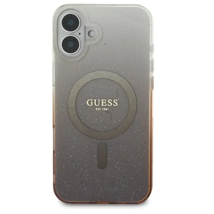 Калъф Guess IML Glitter Gradient MagSafe за iPhone 16