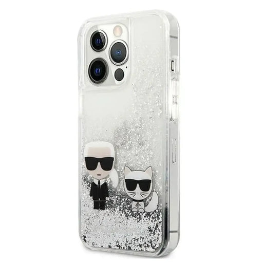 Калъф Karl Lagerfeld Liquid Glitter Karl&Choupette