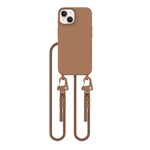 Калъф Tech-Protect MagNecklace MagSafe за iPhone 15 - кафяв