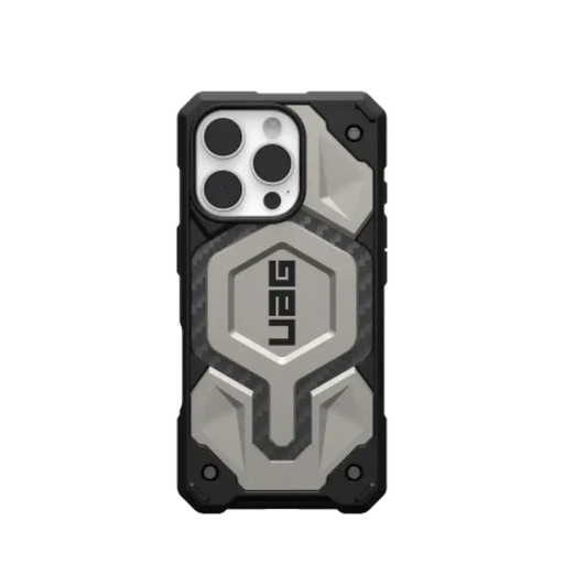 Калъф UAG Monarch Pro с MagSafe за iPhone 16 Pro - титан