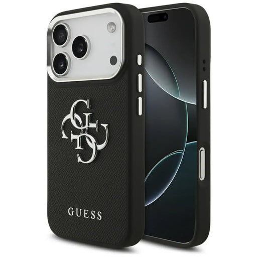 Калъф Guess Grained Big 4G Classic Logo за iPhone 17 Pro