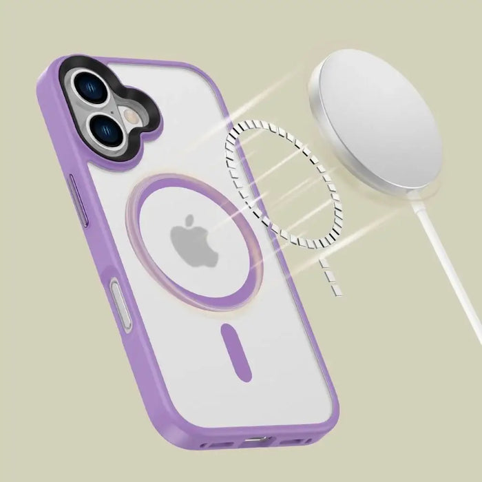 Калъф Tech-Protect MagMat MagSafe за iPhone 16 - лилав