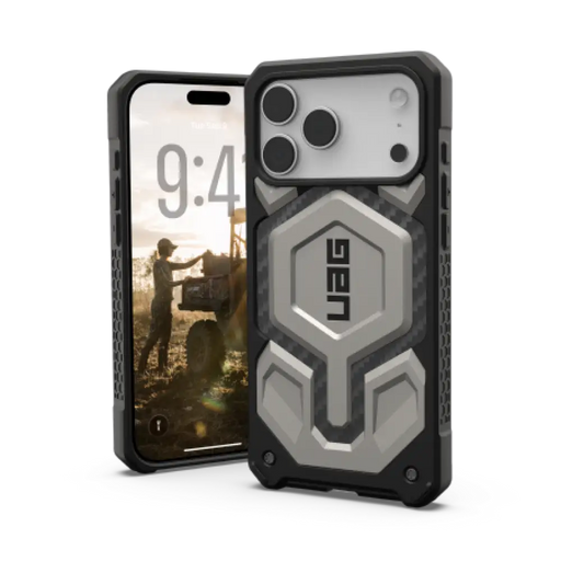Калъф UAG Monarch Pro MagSafe за iPhone 17 Pro Max - титанов