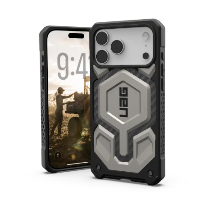 Калъф UAG Monarch Pro MagSafe за iPhone 17 Pro Max - титанов