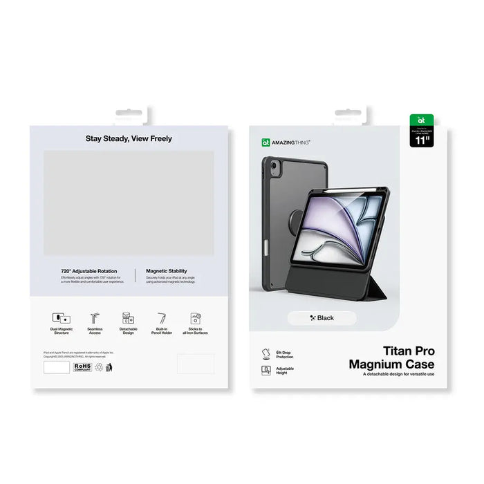Калъф AmazingThing Titan Pro Mag за iPad Air M3 11’’ - черен