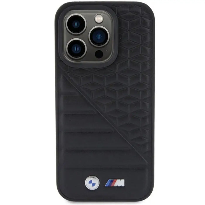 Калъф BMW Bi Pattern iPhone 15 Pro - черен