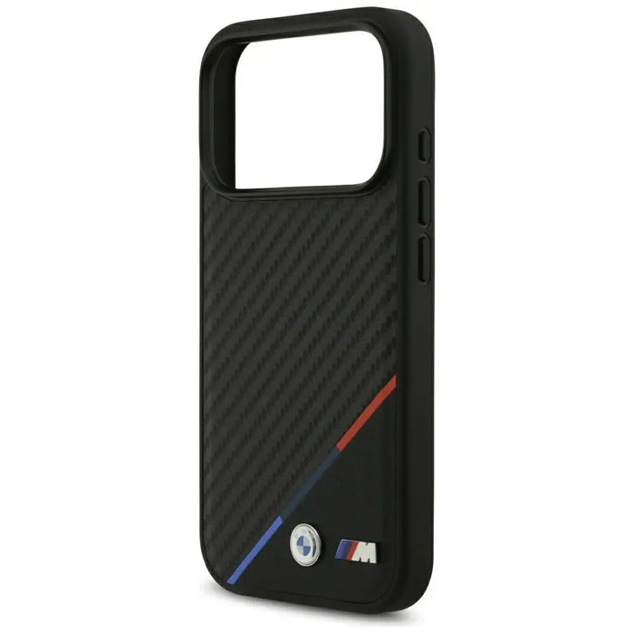 Калъф BMW M Carbon Tricolor Line MagSafe за iPhone 17 Pro