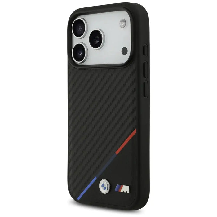 Калъф BMW M Carbon Tricolor Line MagSafe за iPhone 17 Pro