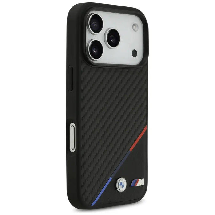 Калъф BMW M Carbon Tricolor Line MagSafe за iPhone 17 Pro