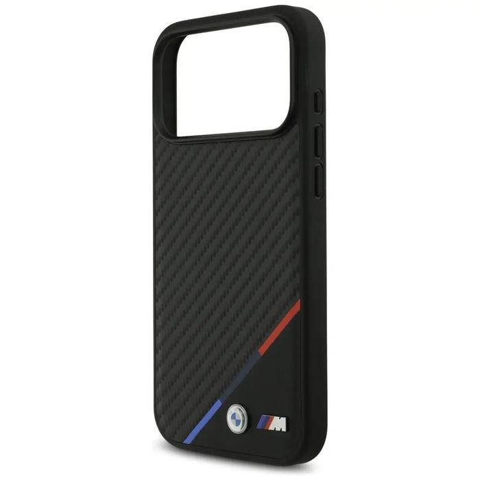 Калъф BMW M Carbon Tricolor Line MagSafe за iPhone 17 Pro