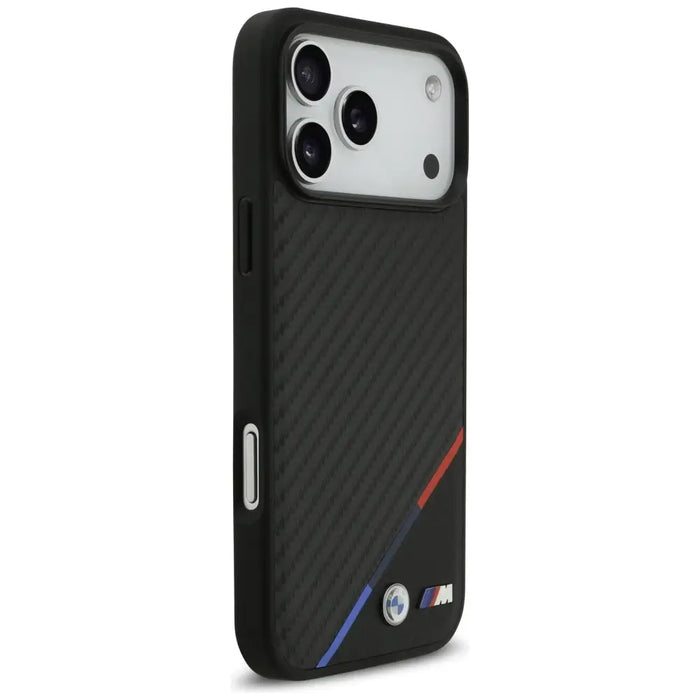 Калъф BMW M Carbon Tricolor Line MagSafe за iPhone 17 Pro