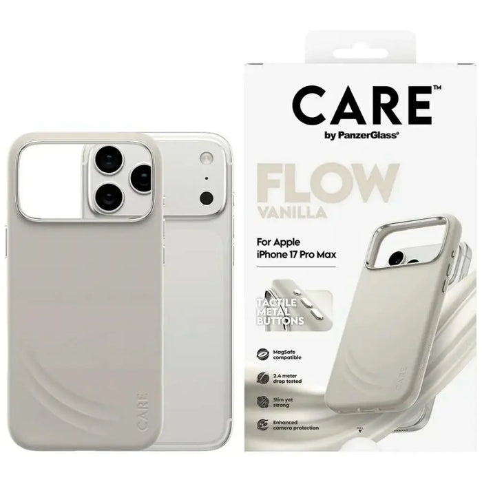 Калъф CARE by PanzerGlass FLOW MagSafe за iPhone 17 Pro Max