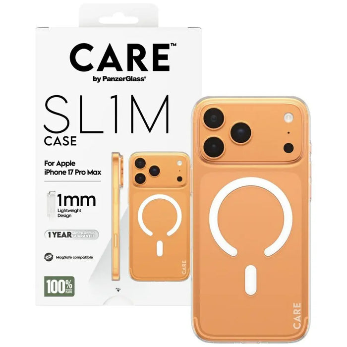 Калъф CARE by PanzerGlass SL1M MagSafe за iPhone 17 Pro Max