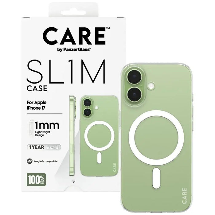 Калъф CARE by PanzerGlass SL1M MagSafe за iPhone 17